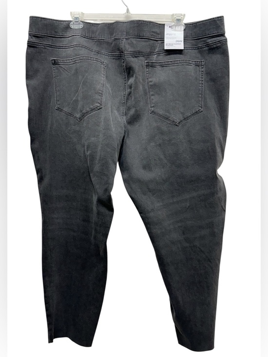 Sonoma Women’s NEW Pull On Faded Black Stretch Skinny Jeans Sz 26 W Leggings - Picture 2 of 7